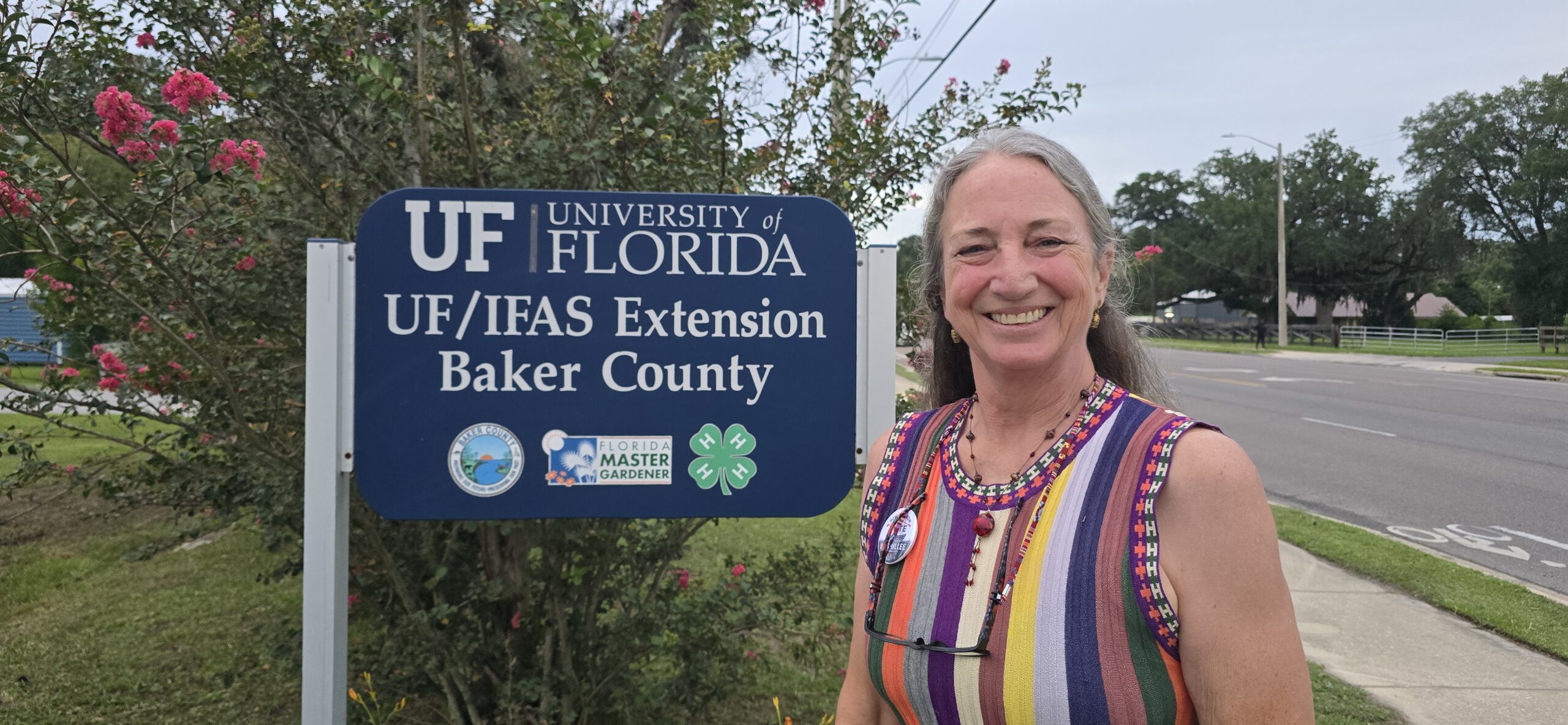Merrillee at the UF/IFAS Extension office in Baker County