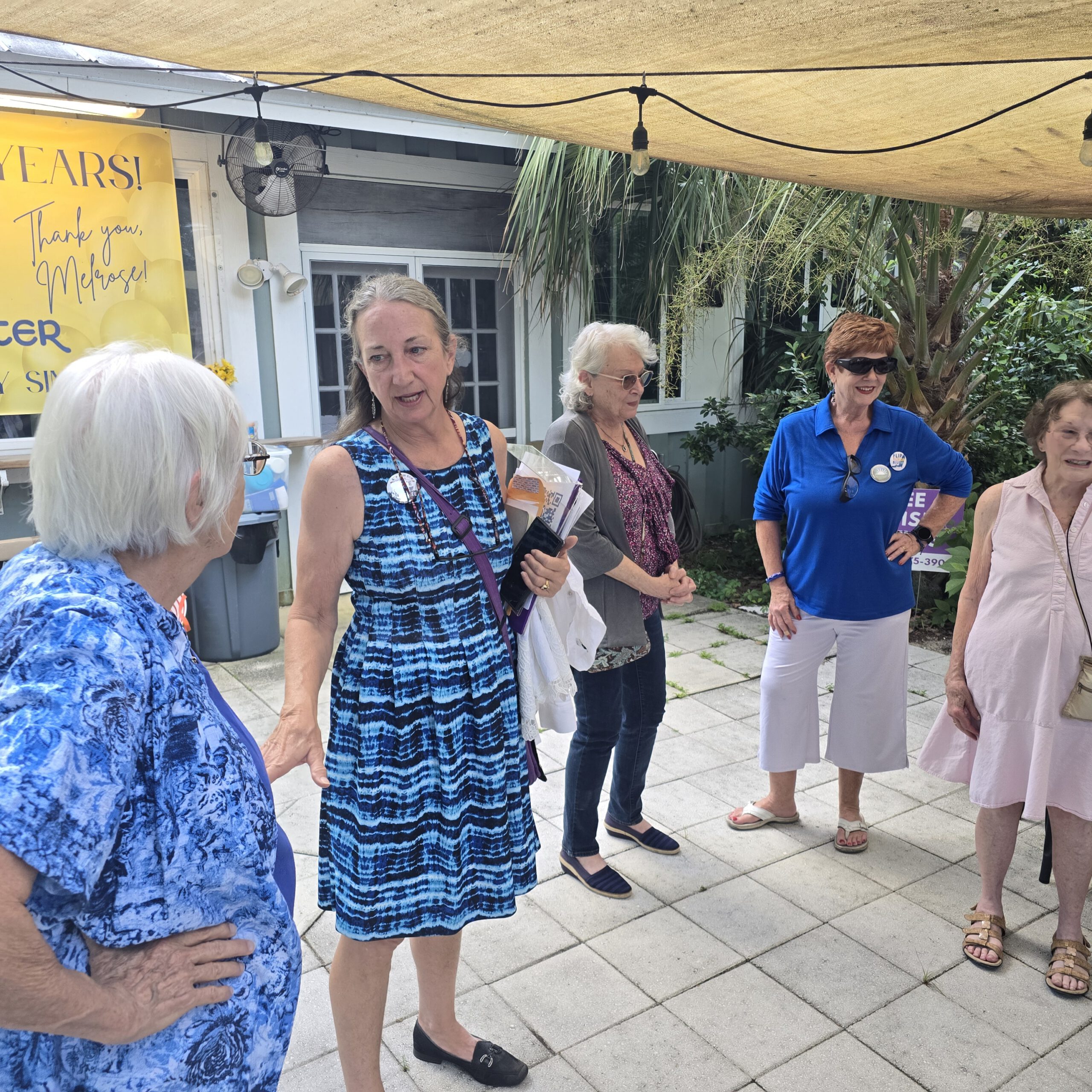 Merrillee at a community meet and greet