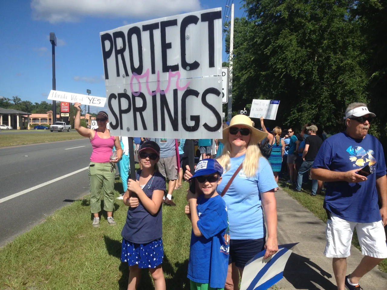 Protect Our Springs march
